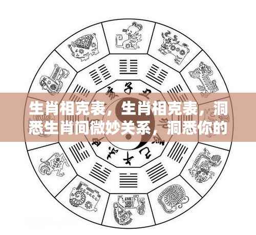 生肖相克表，揭秘生肖间微妙关系，洞悉未来运势走向